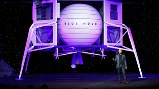 Jeff Bezos lanzó un programa para colonizar la Luna