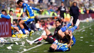 El clásico rosarino fue muy disputado.