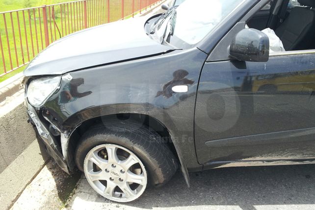 Choque en la ruta 168 a la altura del Arroyo Saladillo