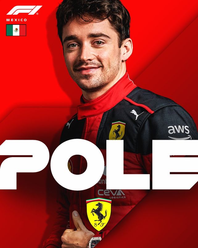 Leclerc logró la cuarta pole en lo que va de la temporada y la 22 en su trayectoria en la F1.