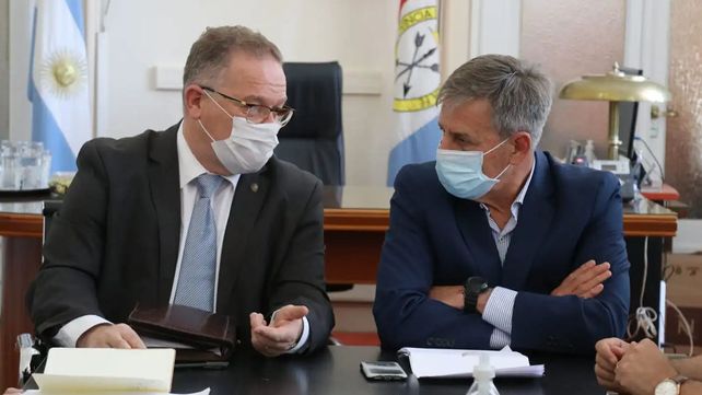 El ministro de Seguridad Jorge Lagna junto al intendente Emilio Jatón se reunirán para tratar el arribo de Gendarmería a la ciudad.