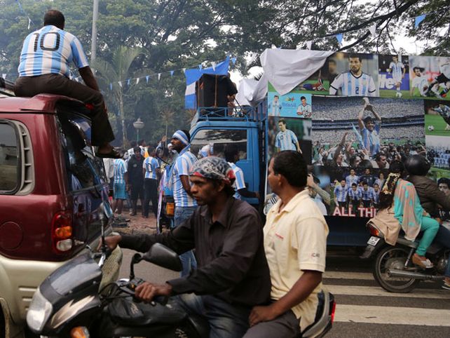La India, una sucursal argentina durante el Mundial