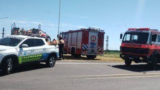 Fuerte accidente en el cruce de las rutas nacionales 12 y 127