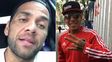 En las redes. Dani Alves saludó a Brian Sarmiento, que lo mostró a través de Instagram.