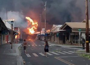 Más de cincuenta personas murieron en un incendio forestal en Hawái