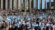 Más de 10 mil estudiantes de diez provincias prometieron lealtad a la bandera en Rosario