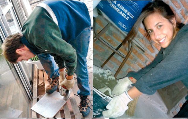 Los chicos ya pusieron manos a la obra. La aventura que significa reparar la nueva sala los obliga a reunir 85 mil pesos.