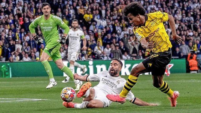 El Real Madrid la pasó mal en el primer tiempo ante el Dortmund.