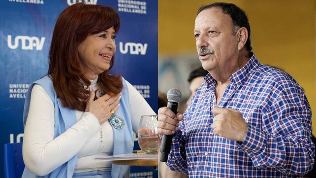 Cristina Kirchner y Ricardo Quintela