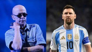 Lionel Messi se despidió de Indio Solari