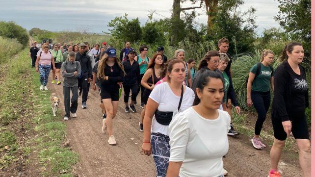 Fieles realizaron una peregrinación en honor a la Virgen