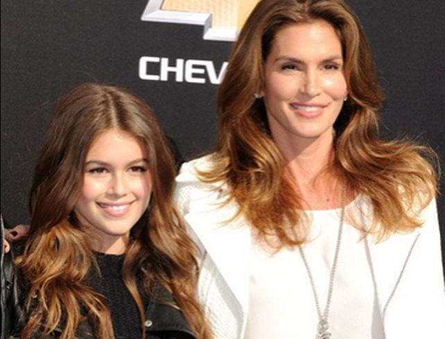 Kaia Gerber tiene 14 años y es hija de Cindy Crawford.
