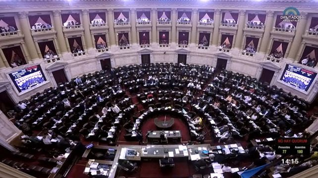 El oficialismo logró quórum y Diputados trata la ley de Emergencia Económica