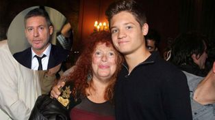 La actriz junto a su nieto Tomás, el hijo de Adrián Suar.