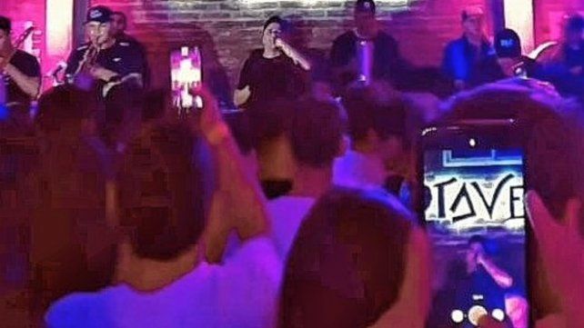 El Dipy cantó en Entre Ríos como candidato a intendente de La Matanza