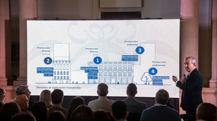 Javkin presentó el nuevo programa para preservar los edificios históricos de Rosario