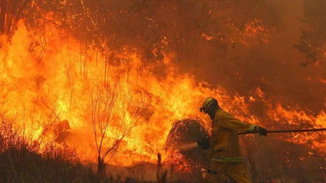 El peor incendio de la década que sufren las sierras de Córdoba