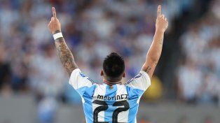 El gol de Lautaro Martínez para la Selección Argentina.