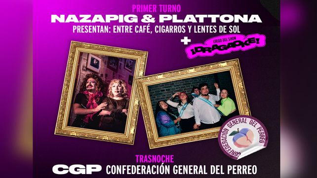 Sábado de fiesta en Tribus con Nazapig & Plattona y la Confederación General del Perreo