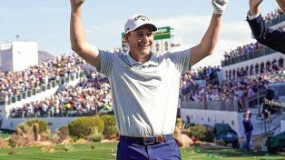 El chaqueño Emiliano Grillo deslumbró con un hoyo en el TPC de Scottsdale.