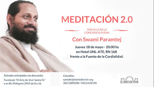 Meditación 2.0, Swami Paramtej en Santa Fe