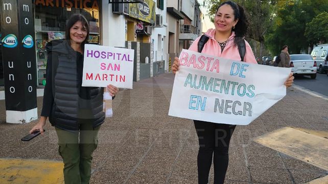 Trabajadores de salud de Paraná se movilizaron para reclamar recomposición salarial y condiciones laborales. Las notas elevadas al ministro de Salud.