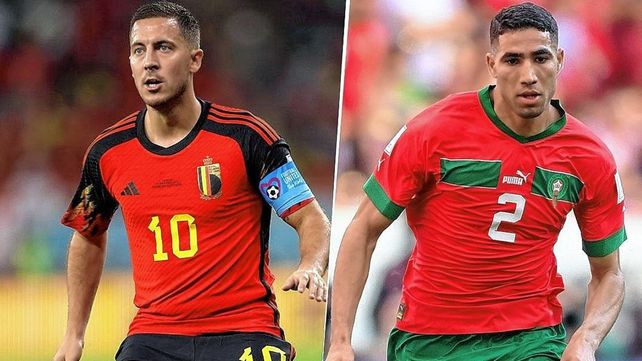 Mundial: Duelo picante Bélgica-Marruecos por el grupo F
