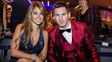 muy juntos. La pareja de rosarinos, durante la entrega del Balón de Oro de la Fifa en 2013.