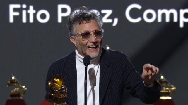 De Rosario a Las Vegas: Fito Páez ganó tres estatuillas en los Grammy Latinos