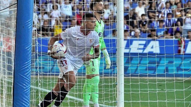 El gol de Lamela no le alcanzó a Sevilla frente Alavés