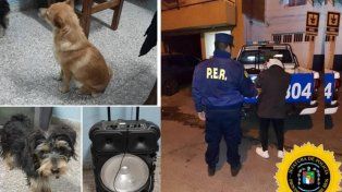 Paraná: detuvieron a dos personas por robar perros y un parlante