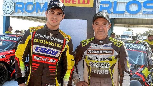 Agustín y Omar Martínez compartieron podio por primera vez.&nbsp;