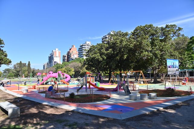 El parque Norte combina el uso cotidiano de los vecinos con la circulación de visitantes que se acercan especialmente los fines de semana