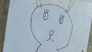 Perdieron a su perrita y como no tenía una foto hicieron un dibujo