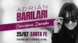 Adrián Barilari vuelve a presentarse en Santa Fe