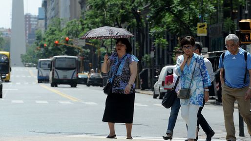 Sexto día de alerta roja por el calor en Capital Federal