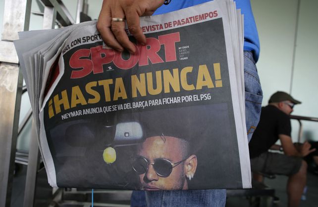 La tapa del diario deportivo Sport lo dice todo.&nbsp;