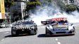 Los autos de Turismo Carretera desfilaron por las calles de la Ciudad antes de la carrera en el Gálvez.