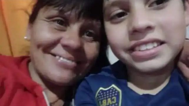María Sandra Aguer y su hijo Thiago Contreras
