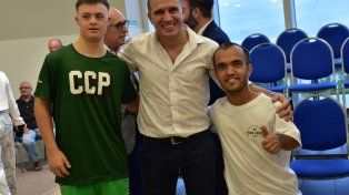 Mateo Gabas, Mariano Werner y Ángel Ielpo algunos de los deportistas presentes.