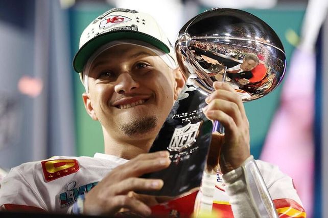 Multicampeón. Patrick Mahomes ganó tres Super Bowl y va en busca del cuarto.