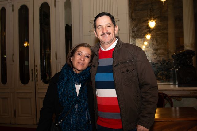Gisela Barcena y Mauricio Fermentino