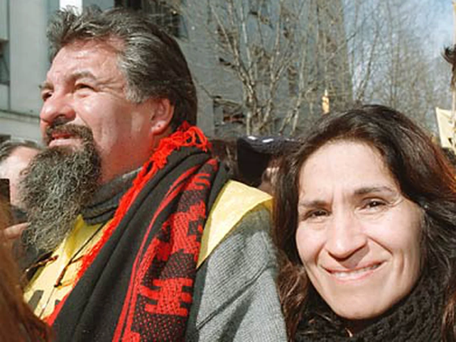 Nina y su ex pareja Raúl Castells