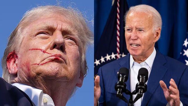 Los rivales en la carrera por la presidencia de los Estados Unidos coincidieron bajar el tono de la confrontación después de los disparos contra Trump.