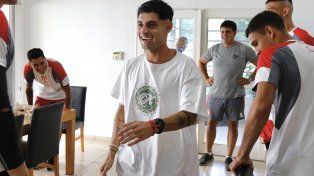 Javier Altamirano, estuvo en la concentración de Estudiantes.