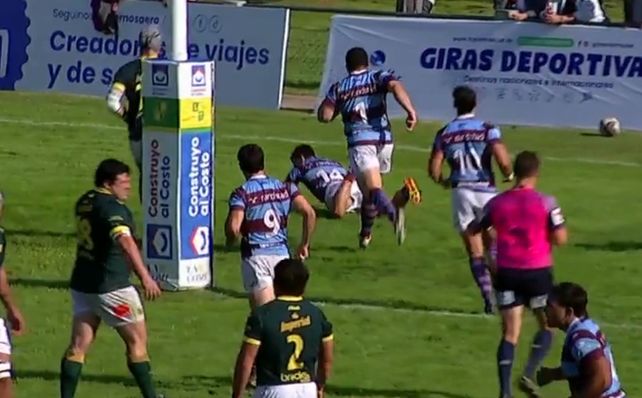 El try de Bertero indicó el camino de la victoria plazona ante Los Tilos.