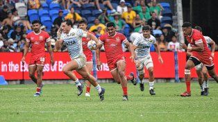 Los Pumas 7s vencieron a Tonga en la última jugada del partido y se quedaron con la novena posición del torneo.