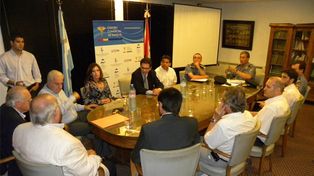 El ministro de Seguridad se reunió con representantes del Centro Comercial