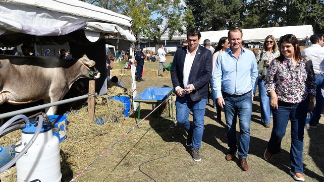 El gobernador Gustavo Bordet visitó la Expo Leche en Nogoyá&nbsp;