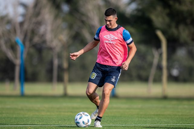 Maxi Lovera, una de las apuestas de Lequi para el Central-Fortaleza que se viene por la Copa Sudamericana.